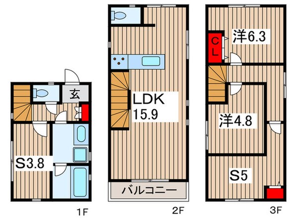 Kolet浦安高洲#03の物件間取画像